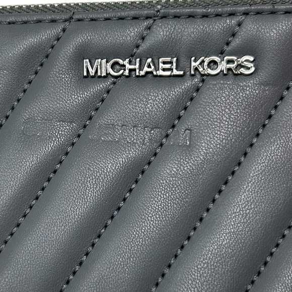 Michael Kors Medium Rose Quilted Leather Wristlet